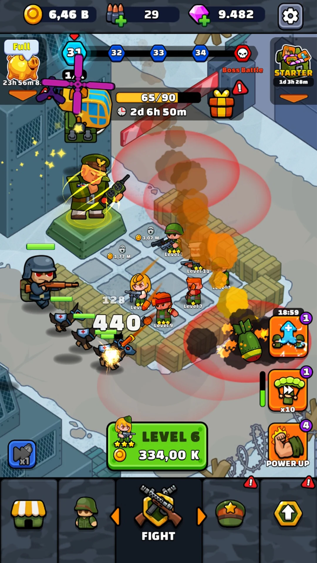 WW2 Defense - Merge Frontline screenshot